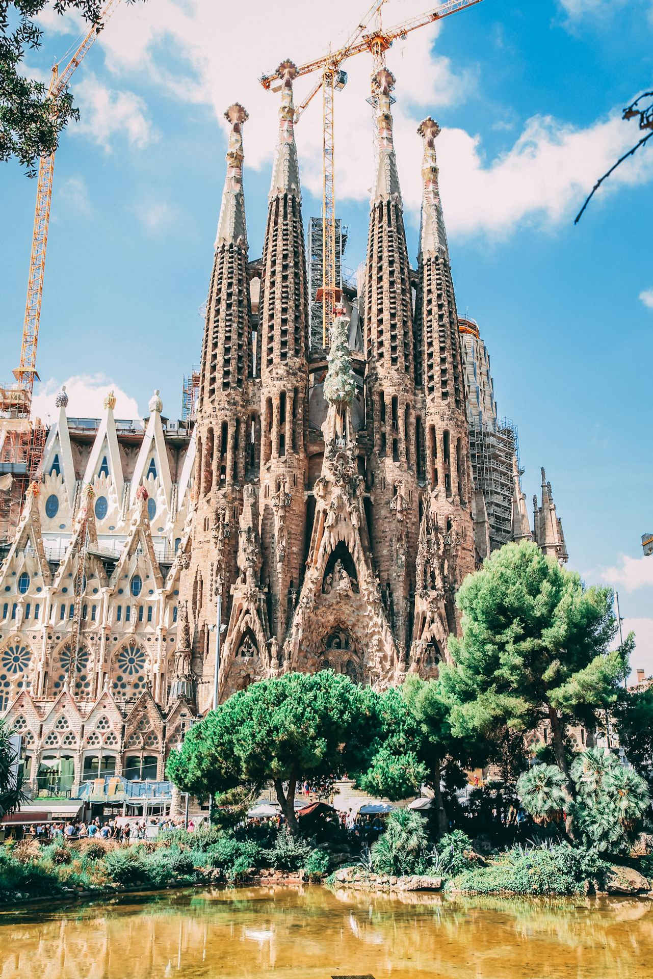 a view of Sagrada Família
